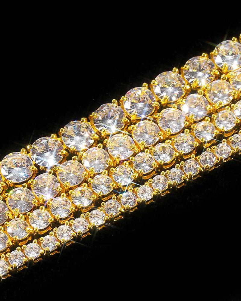 Hip Hop Tennis Cuban Link Bracelet