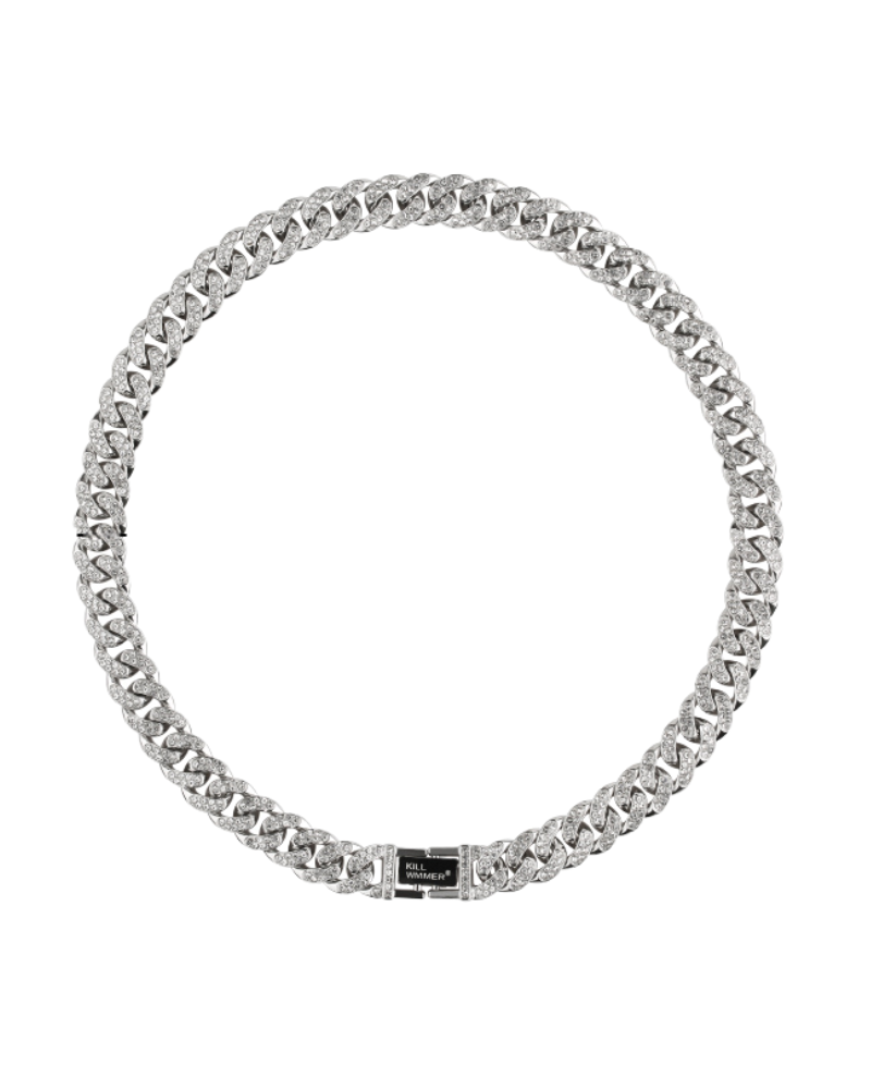 Hip Hop Titanium Steel Cuban Link Chain Necklace