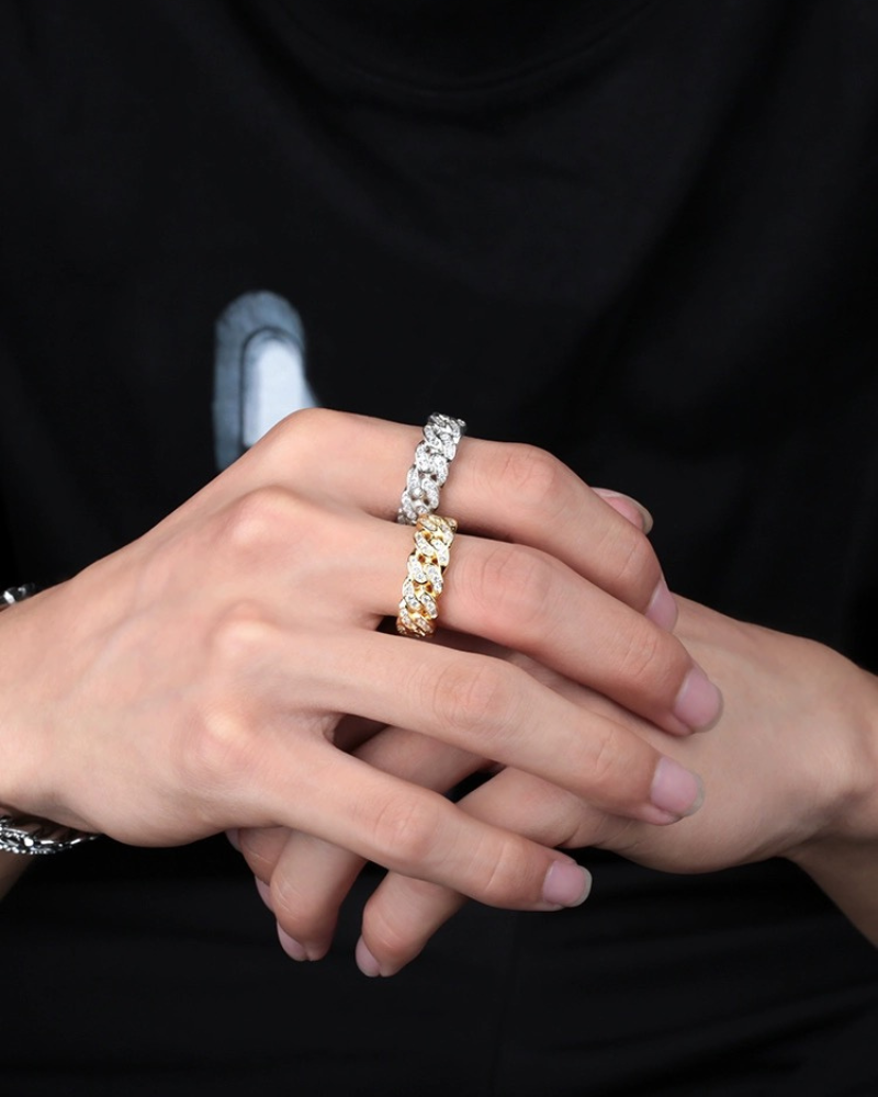 Hip Hop Iced Cuban Ring
