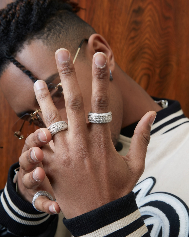 Hip Hop Rotatable Cuban Ring