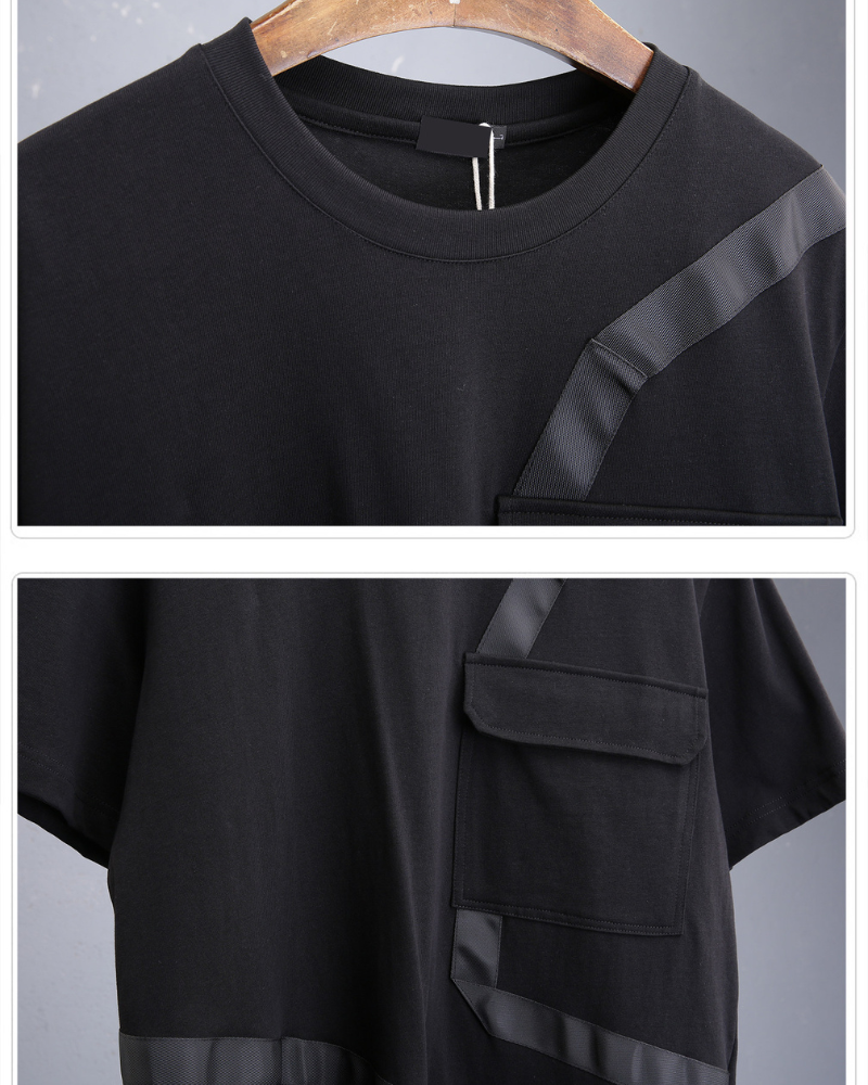 Irregular Ribbon Bat Streetwear T-Shirt