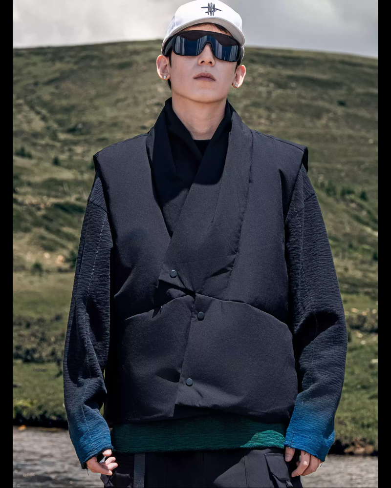 Japanese Style Outdoor Winter Unisex Puffer Vest