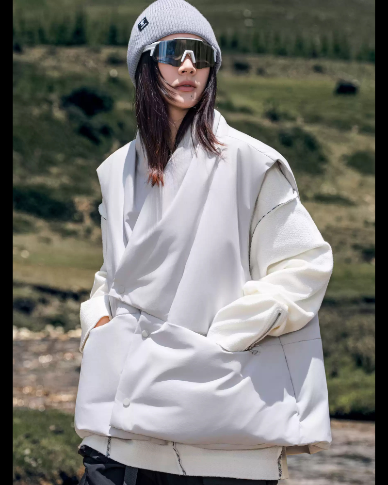 Japanese Style Outdoor Winter Unisex Puffer Vest