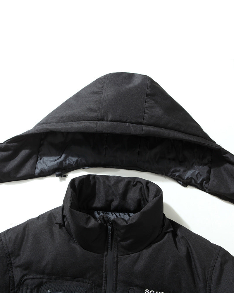 Techwear Windproof and Snowproof Warm Coat