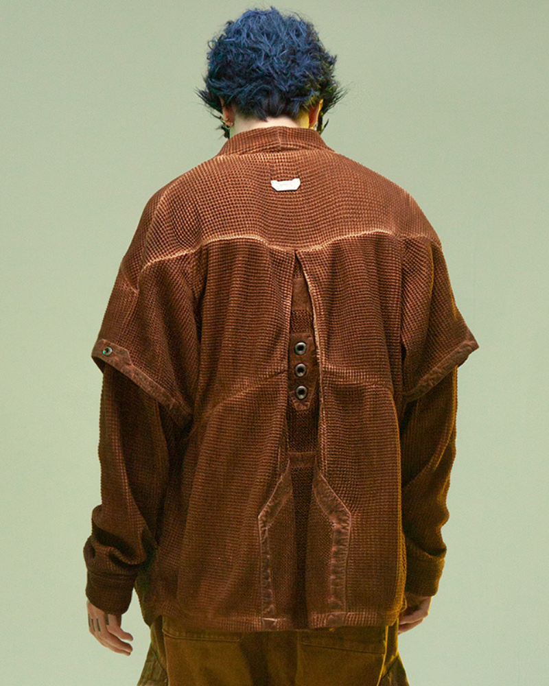 XIPHEVIL Cyberpunk Outfits Matrix Survivor Ninja Kimono Jacket