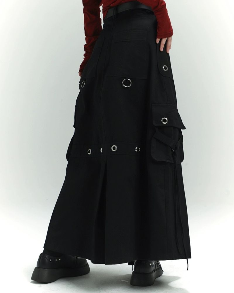 denim cargo skirt,cargo skirt,black cargo skirt,cargo maxi skirt,cargo skirt long,long cargo skirt,cargo skirt outfit,,a line skirt,techwear outfits,techwear fashion,casual techwear,techwear girls,techwear skirt,techwear women