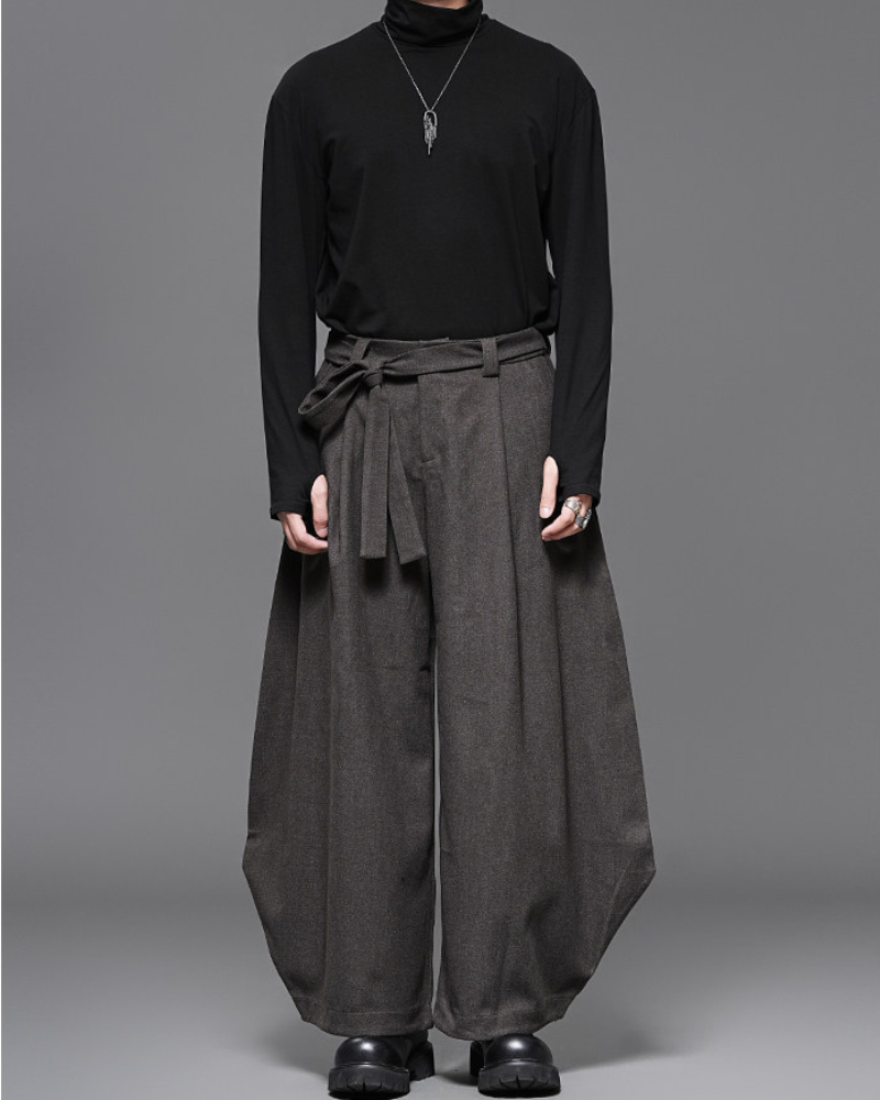 Minimalist Japanese Darkwear Winter Men&