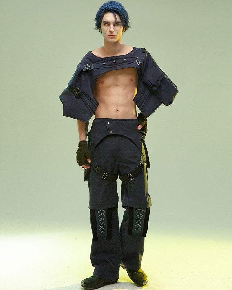 cyberpunk pants,denim cargo pants,ninja pants,ninja cargo pants,baggy ninja pants,black ninja pants,cyberpunk outfits,cyberpunk 2077 outfits,techwear cyberpunk outfits male,cyberpunk clothing,cyberpunk clothing style,cyberpunk inspired clothing,futuristic cyberpunk clothing,men&