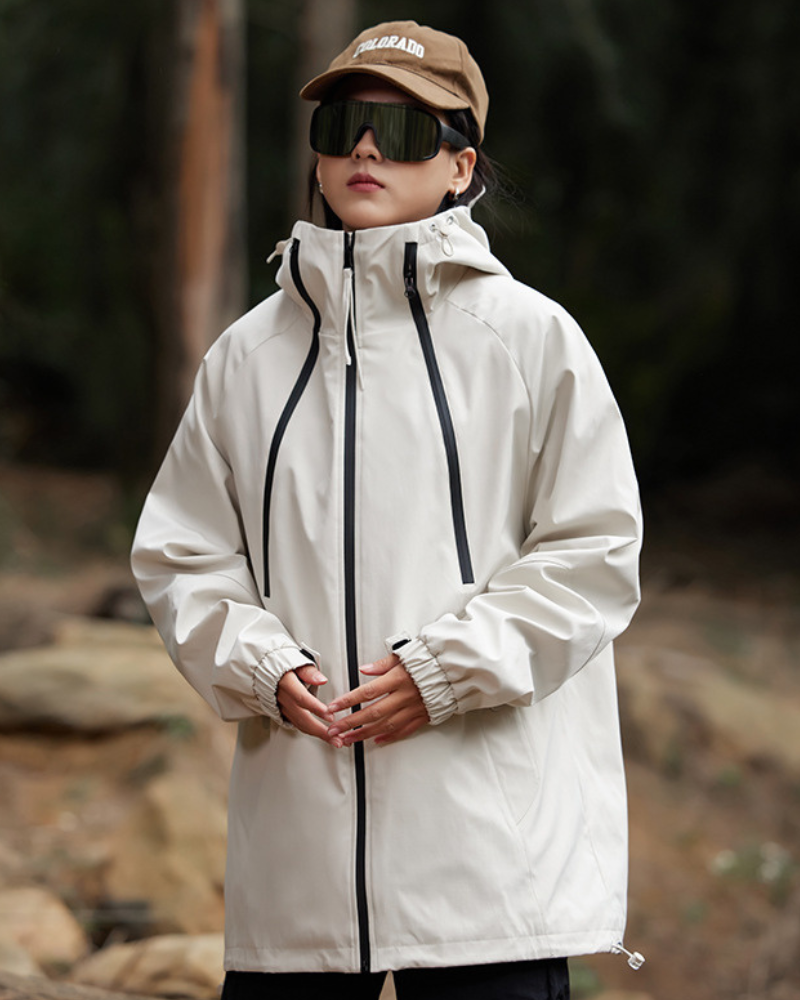 Outdoor Couple Camping Waterproof Jacket