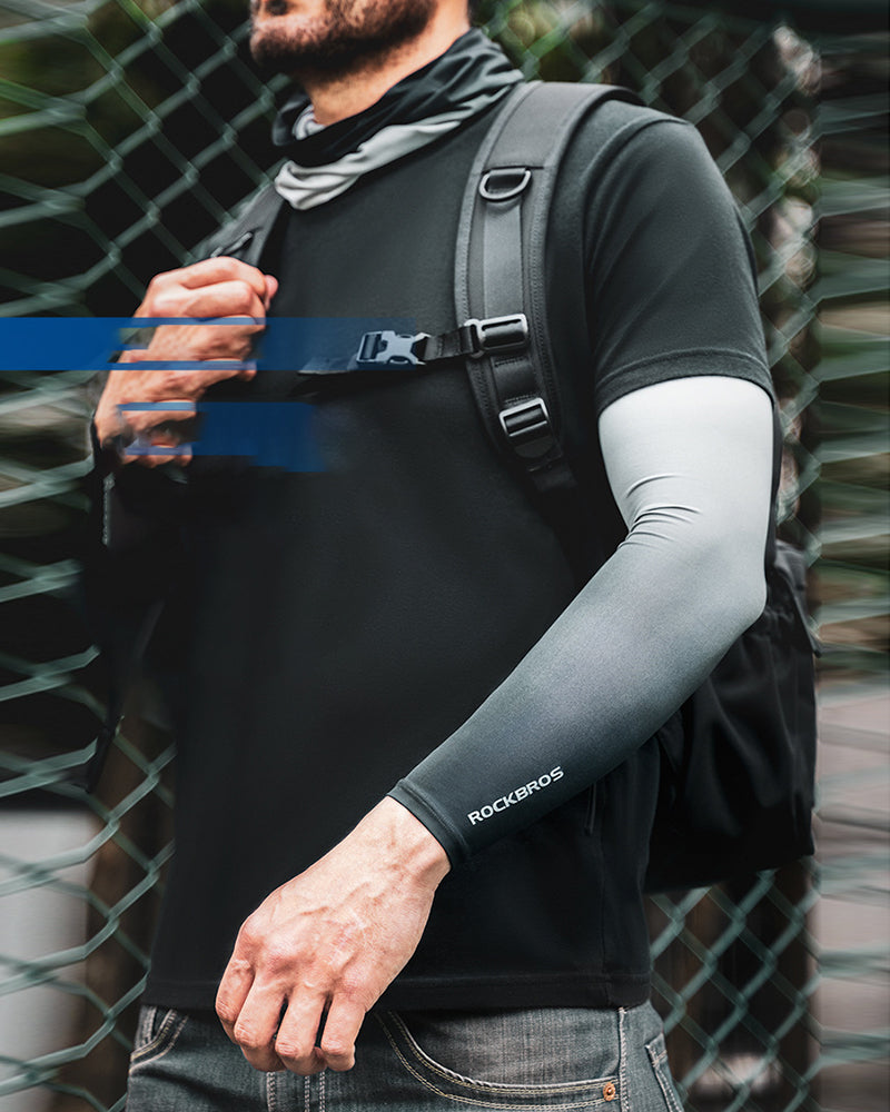 Outdoor Gradient Color Ice Silk Sun Protection Sleeves