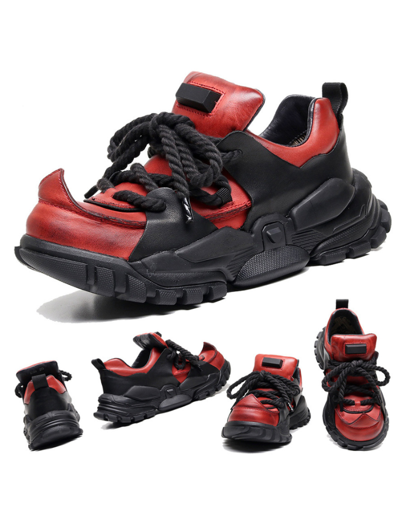 Outdoor Hiking Boots Punk Chunky Dad Shoes