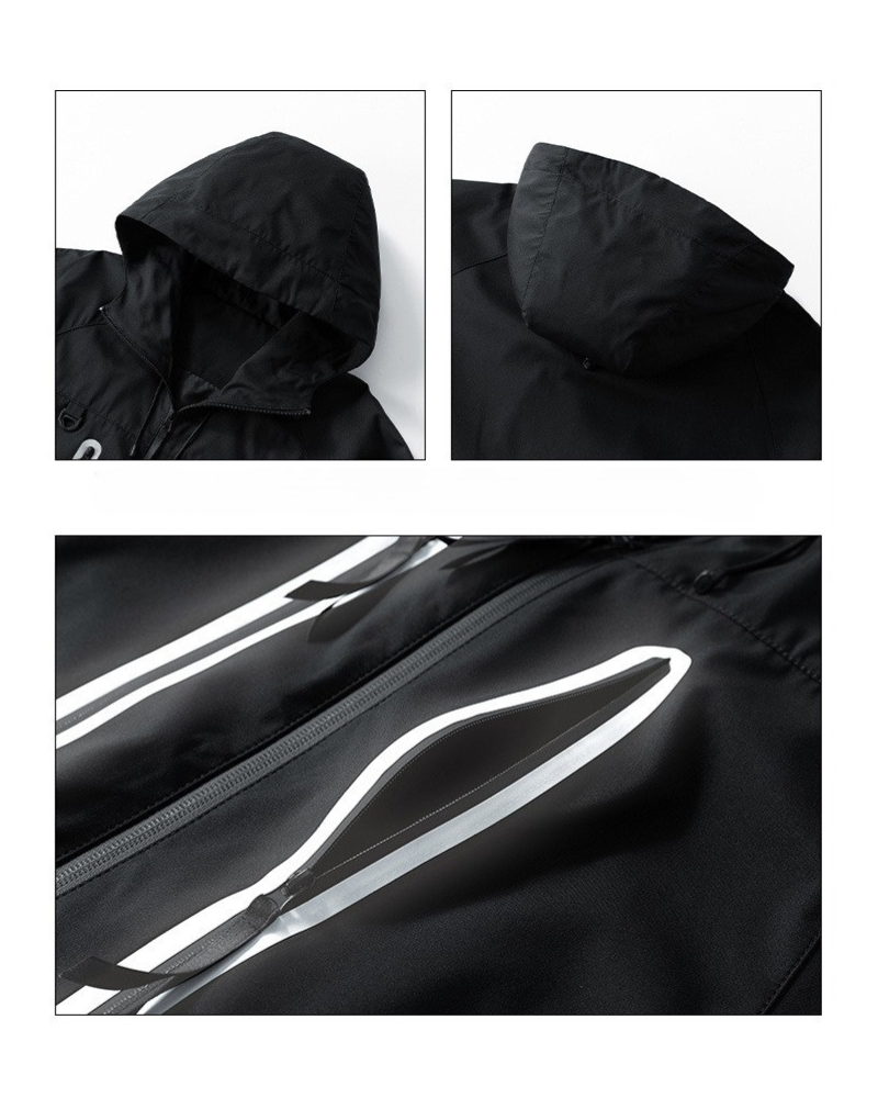 Outdoor Hiking Camping Unisex Reflective Jacket