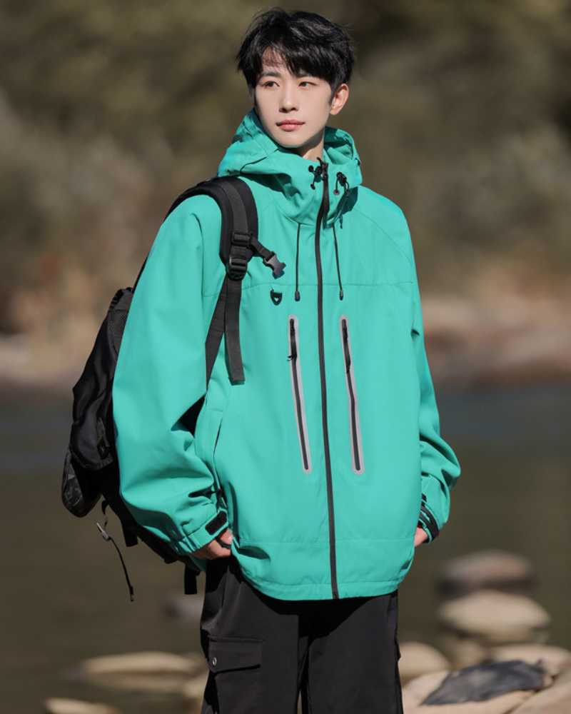 Outdoor Hiking Camping Unisex Reflective Jacket