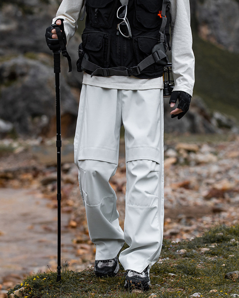 Outdoor Hiking Side Zipper Paratrooper Pants