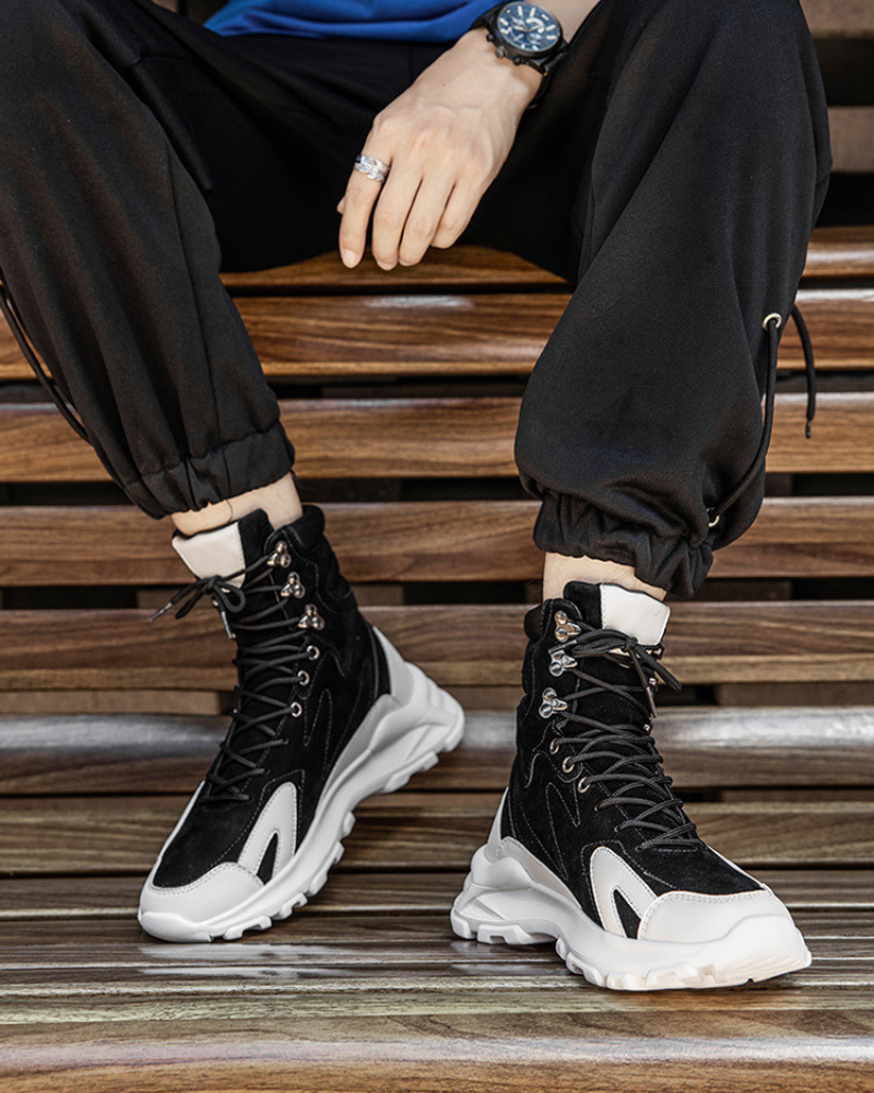 Outdoor Street High Top Sneakers
