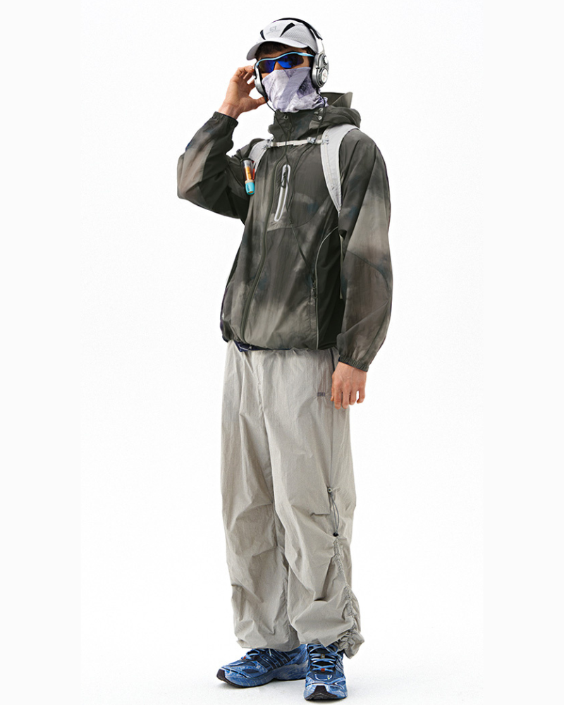 Outdoor Tie-Dye Hiking Waterproof Sun Protection Jacket