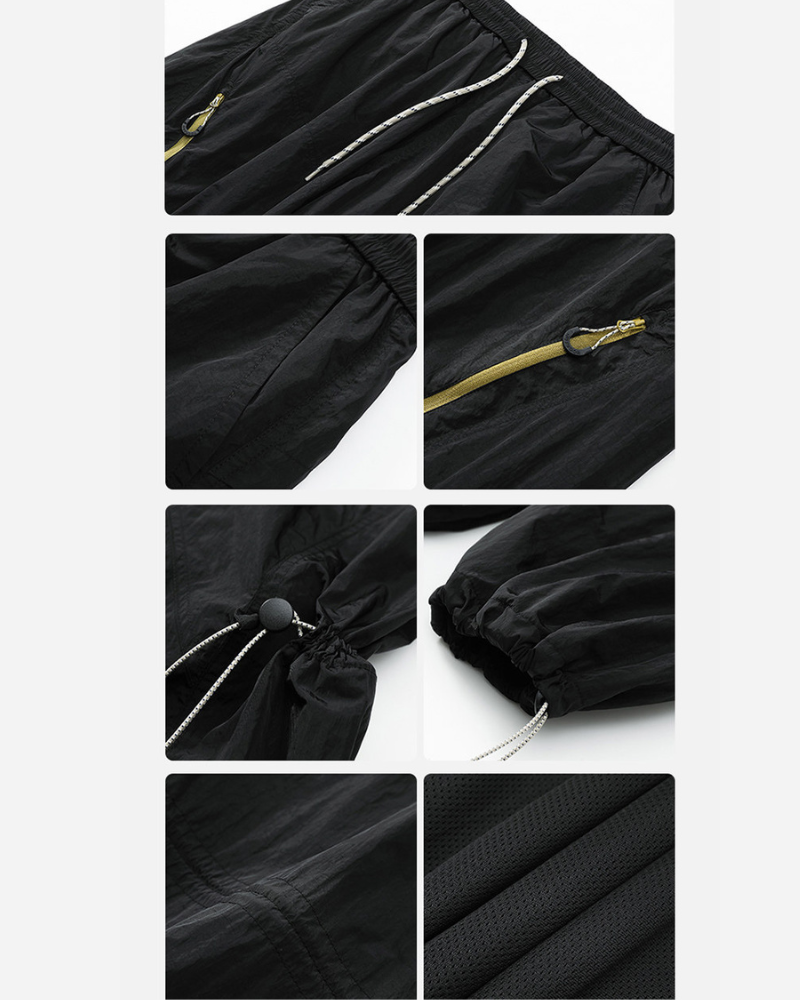 Outdoor Functional Unisex Straight-Leg Cargo Hiking Pants