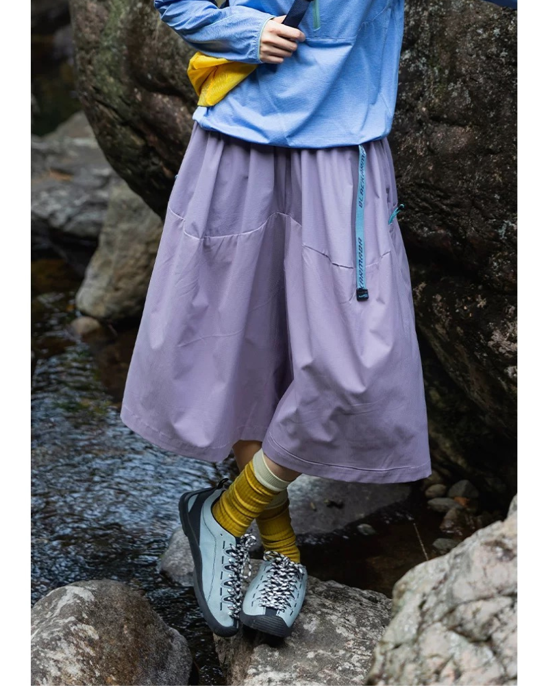 Outdoor Hiking Camping Versatile Cargo Skirt Pants