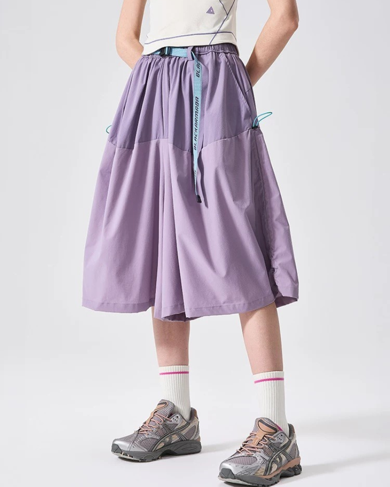 Outdoor Hiking Camping Versatile Cargo Skirt Pants
