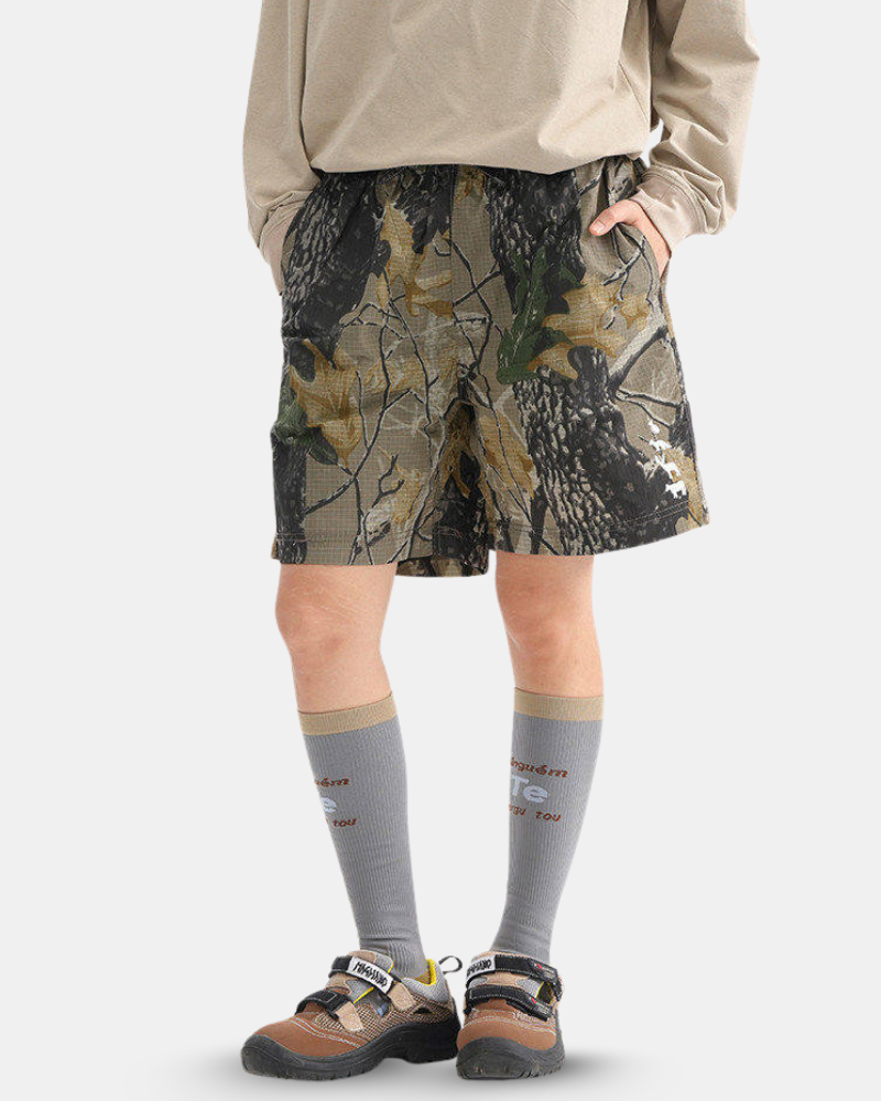Outdoor Leopard Camo Cycling Hiking Shorts