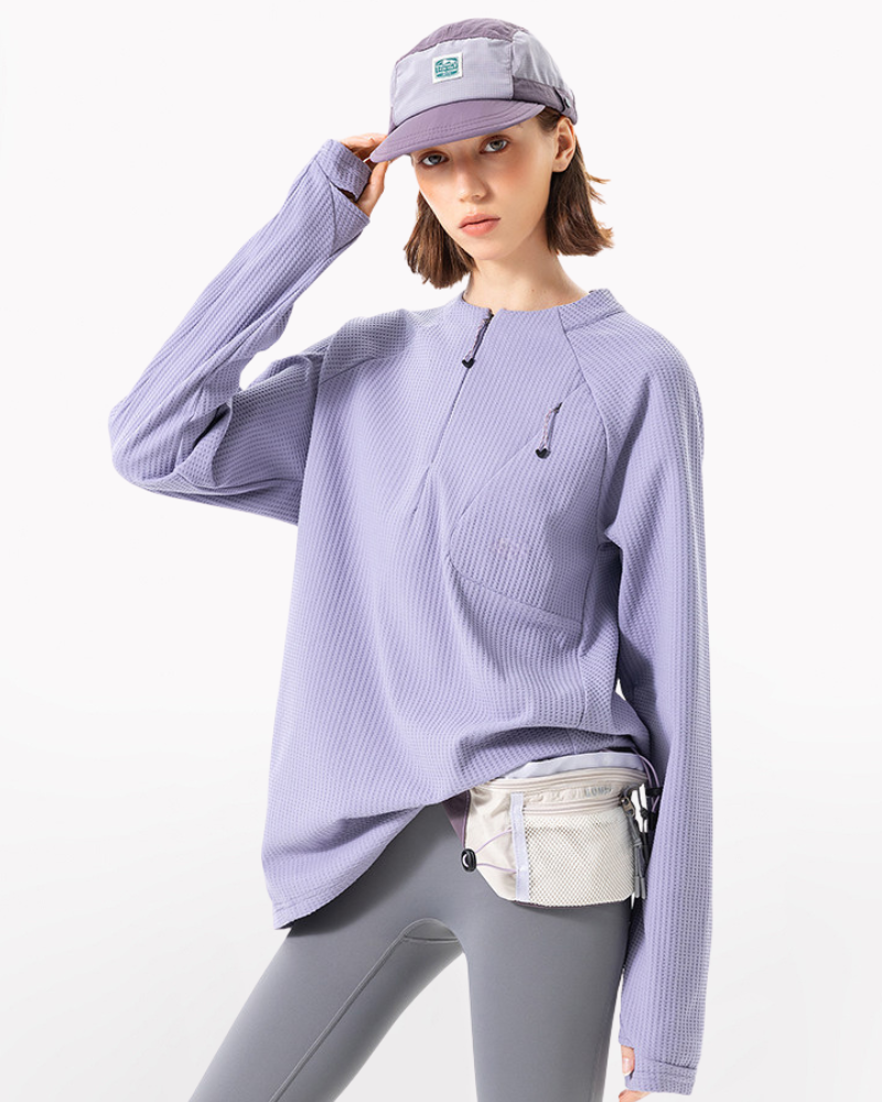 Outdoor Lightweight Quick-Dry Unisex Long-Sleeve T-Shirt