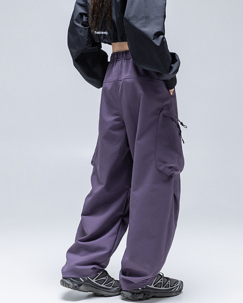 Outdoor Unisex Water-Repellent Curved Hiking Cargo Pants