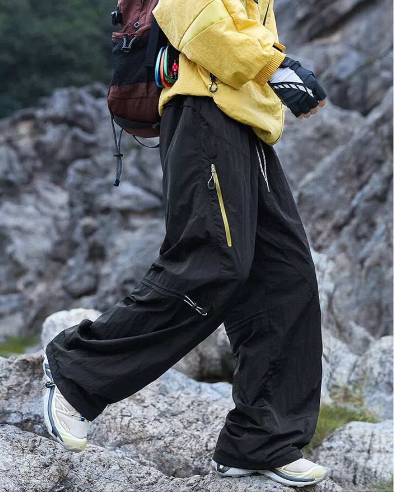 Outdoor Functional Unisex Straight-Leg Cargo Hiking Pants