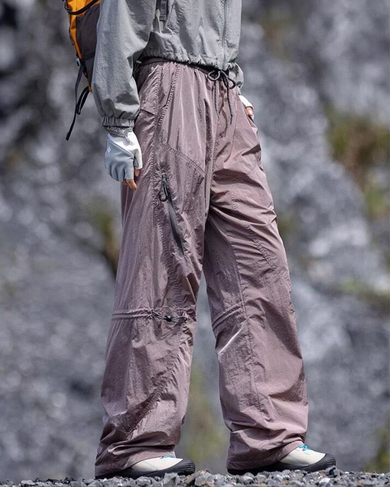 Outdoor Functional Unisex Straight-Leg Cargo Hiking Pants