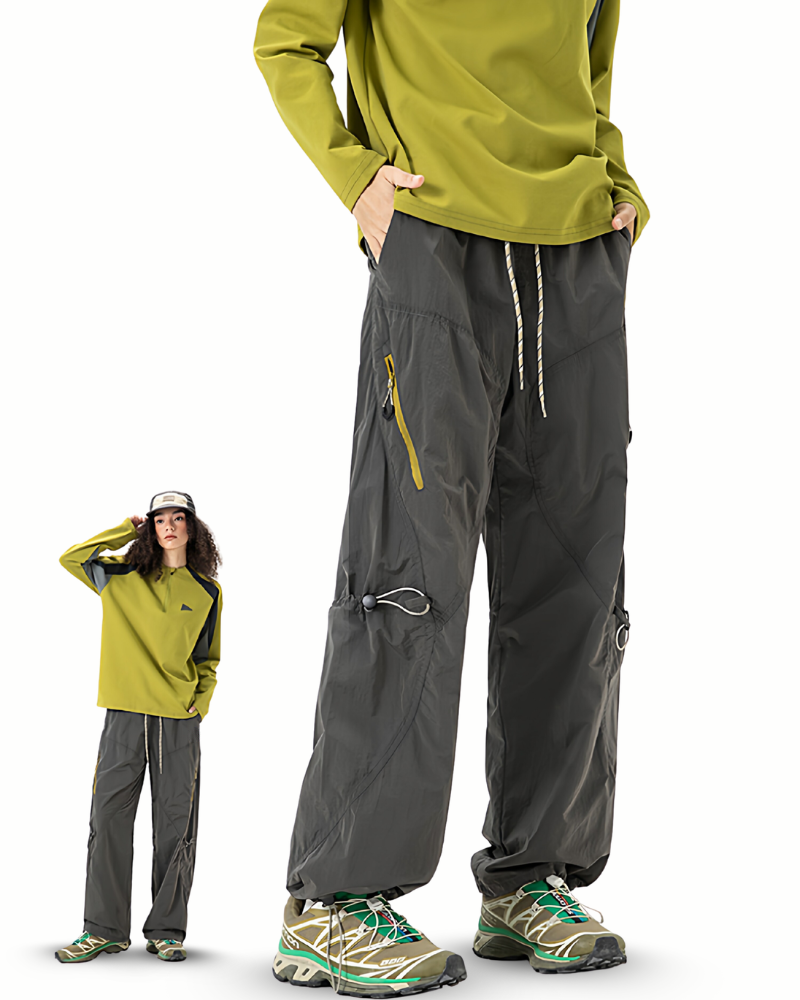Outdoor Functional Unisex Straight-Leg Cargo Hiking Pants