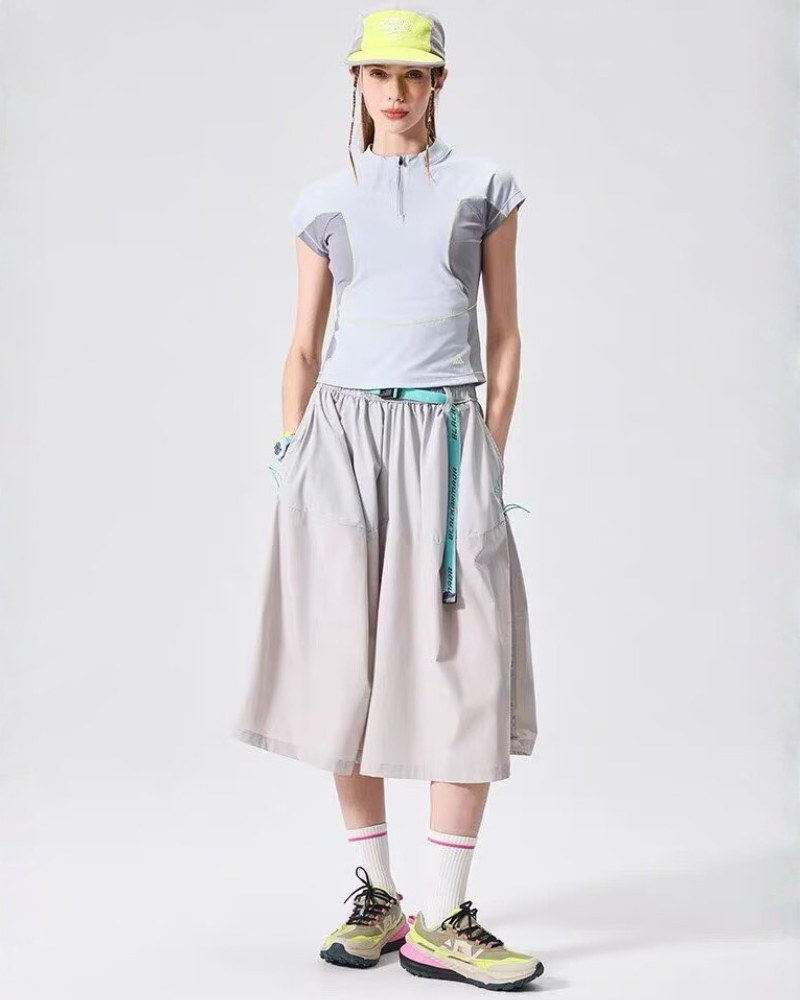 Outdoor Hiking Camping Versatile Cargo Skirt Pants