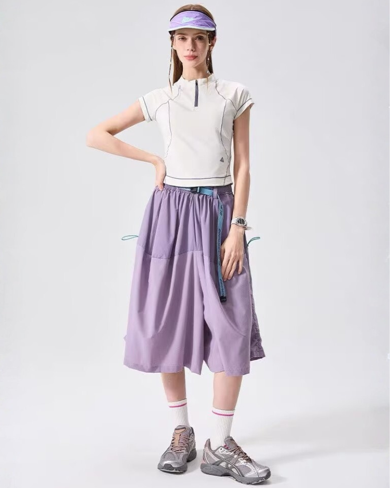 Outdoor Hiking Camping Versatile Cargo Skirt Pants