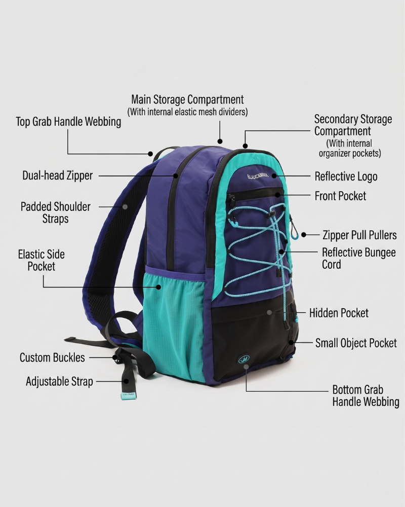 Outdoor Travel Lightweight Waterproof Backpack