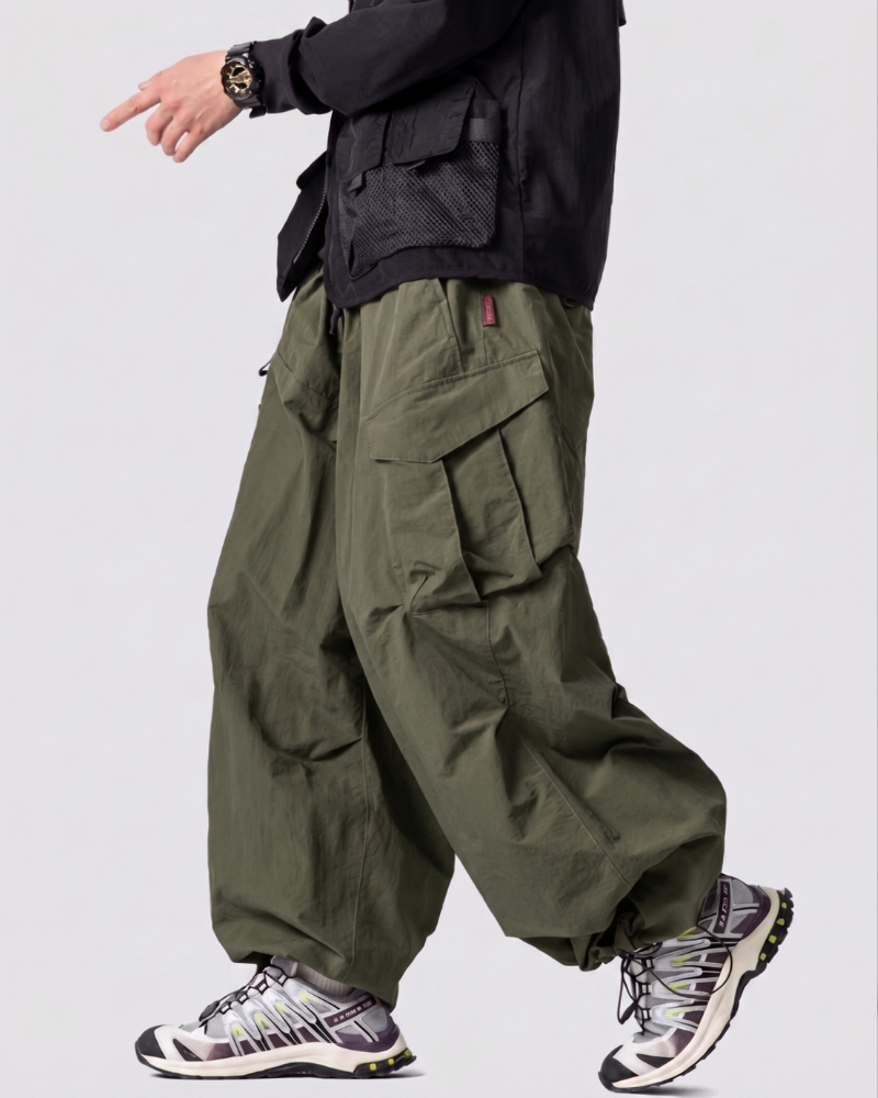 Outdoor Unisex Windproof Cargo Hiking Baggy Pants
