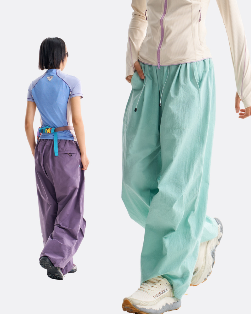 Outdoor Unisex Windproof Unisex Cargo Hiking Baggy Pants