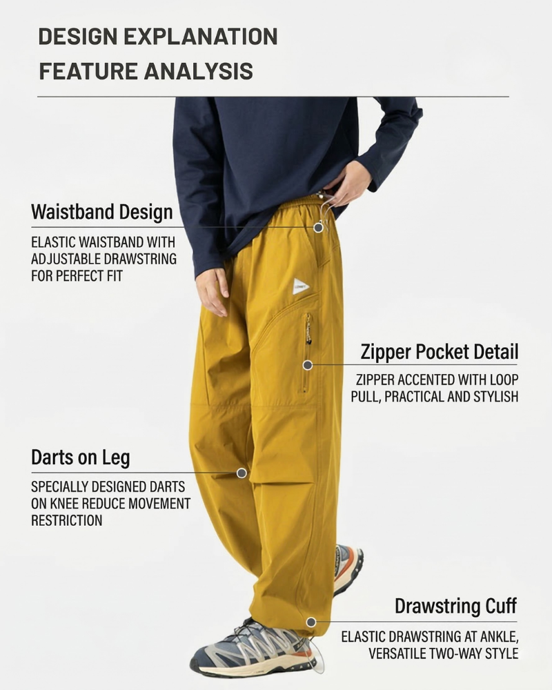 Outdoor Waterproof Functional Unisex Cargo Hiking Pants