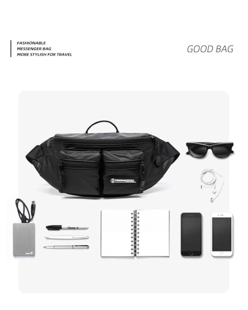 Streetwear Portable Sling Chest Bag