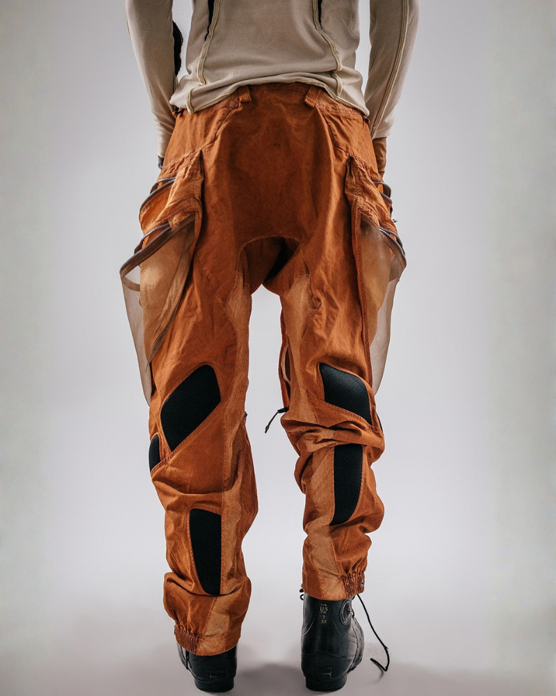 Post-Apocalypti Dune Wasteland Techwear Flight Pants