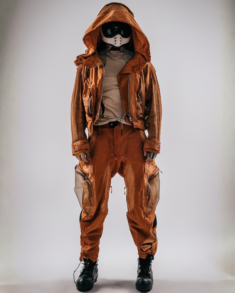 Post-Apocalypti Dune Wasteland Techwear Flight Pants