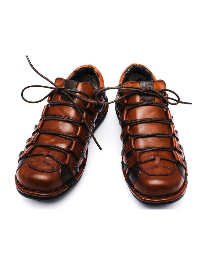 Techwear Punk Style Motorcycle Leather Shoes