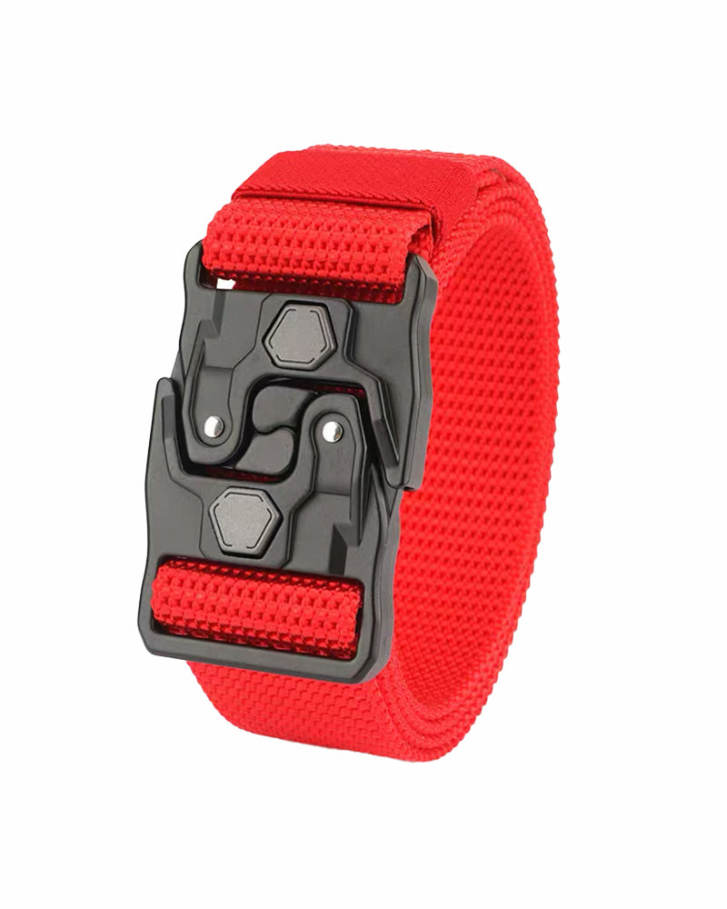 Quick-Release Webbed Tactical Stretch Belt