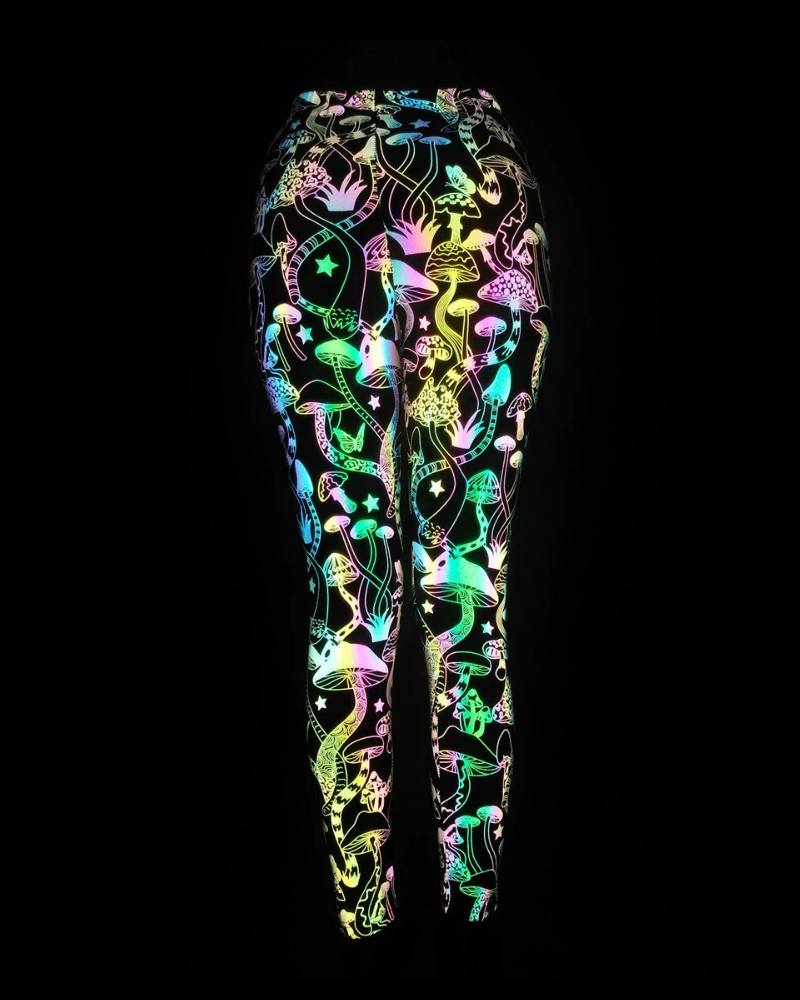Reflective Rave Clothing Colorful Tank Leggings (Sold Separately)