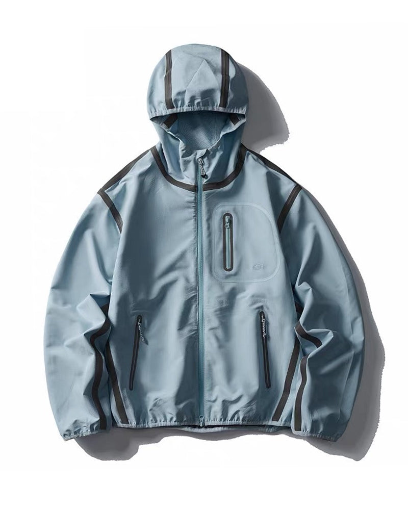 Reflective Water-Resistant Unisex Hiking Jacket