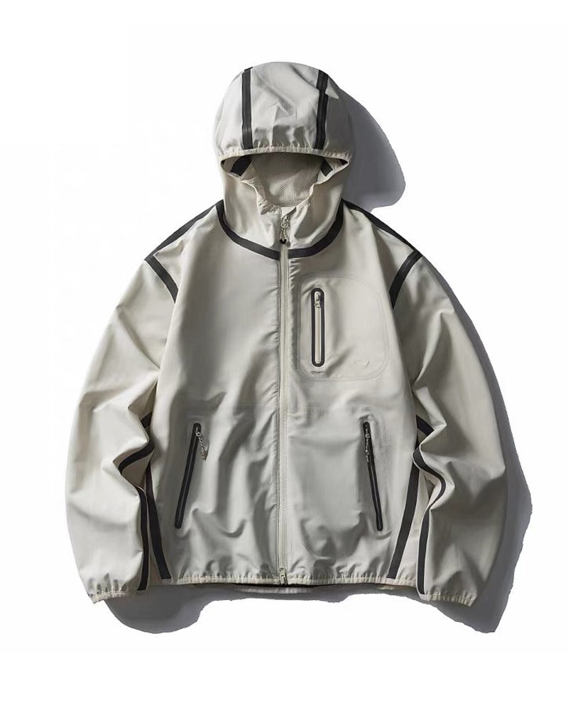 Reflective Water-Resistant Unisex Hiking Jacket