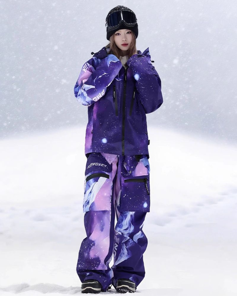 Ski Wear 3L Skateboard Snow Suit - Women&