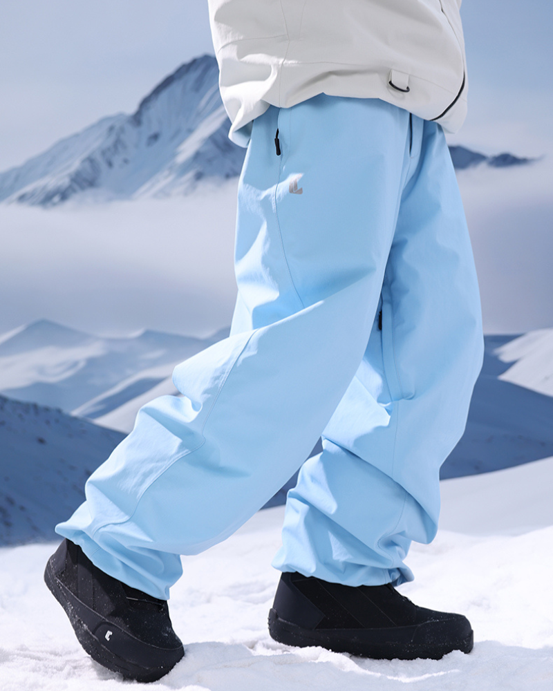 Ski Wear 3L Thick Baggy Snow Pants -Unisex