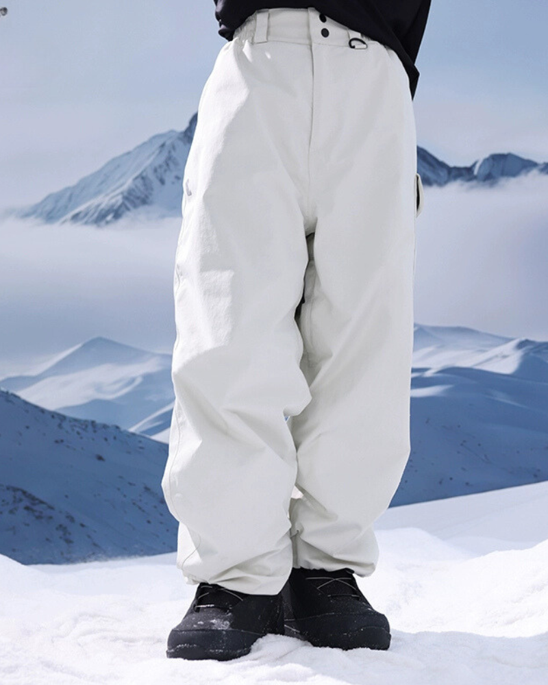 Ski Wear 3L Thick Baggy Snow Pants -Unisex
