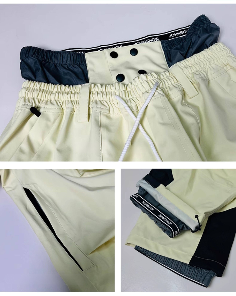 Ski Wear 3L Waterproof Windproof Hardshell Snowboard Suit -Unisex