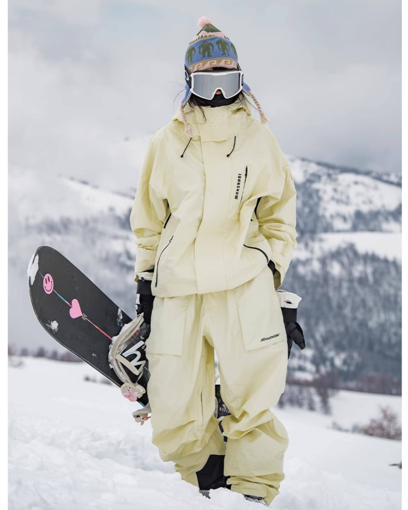 Ski Wear 3L Waterproof Windproof Hardshell Snowboard Suit -Unisex