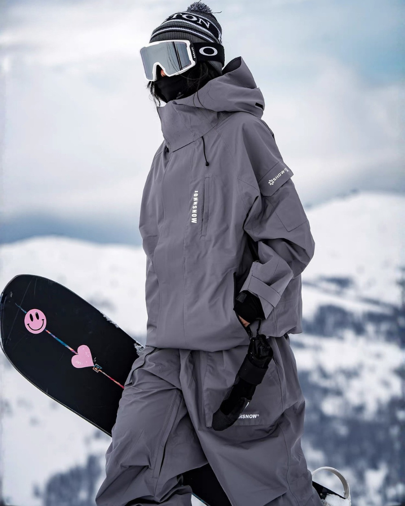 Ski Wear 3L Waterproof Windproof Hardshell Snowboard Suit -Unisex