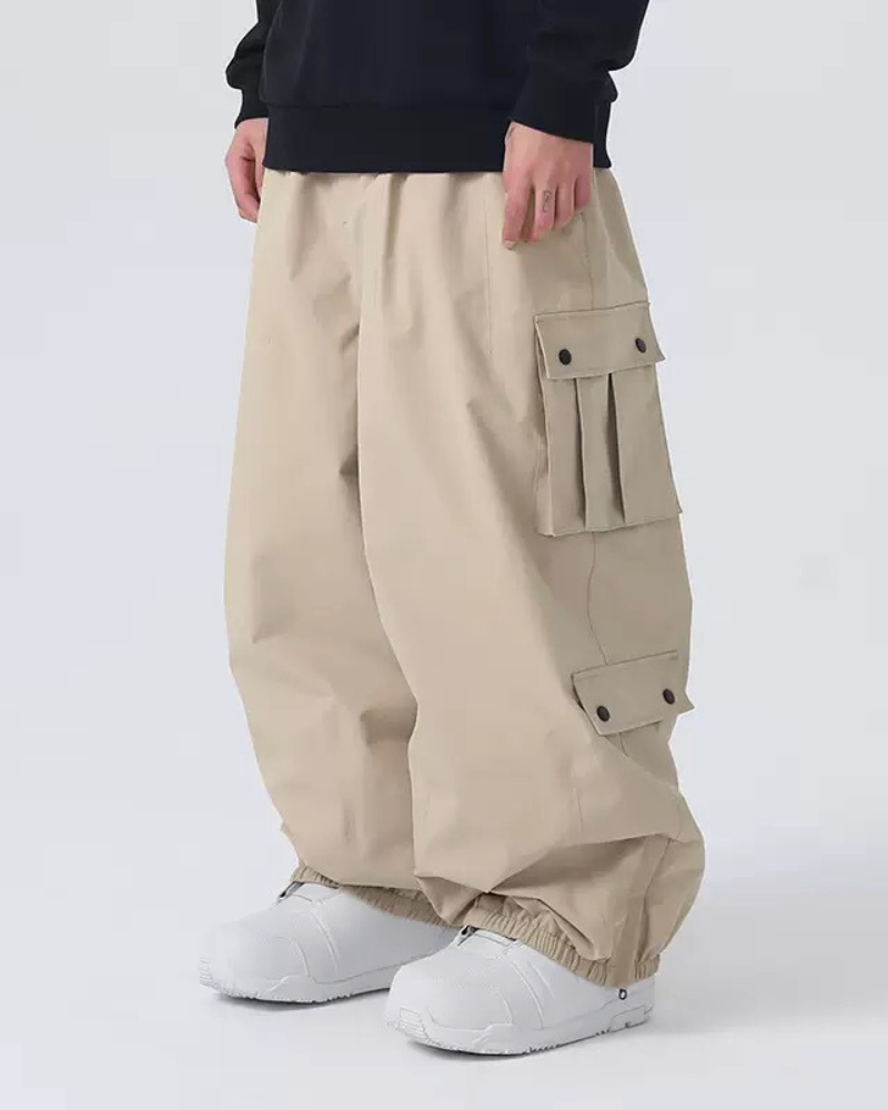 Ski Wear Baggy Snowboard Cargo Snow Pants - Unisex